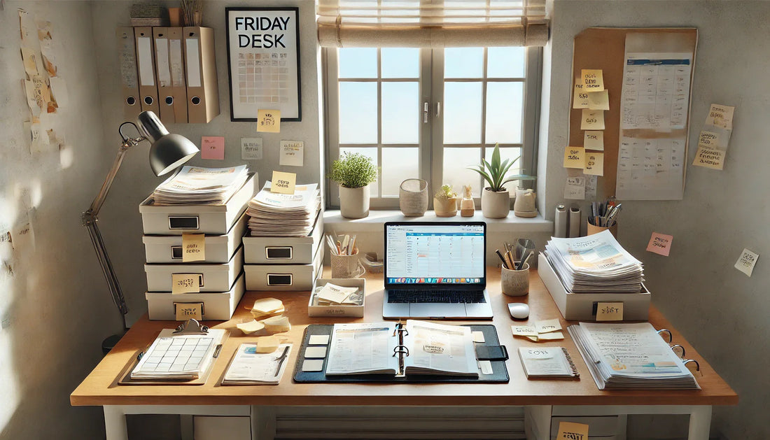 Friday Desk Paper Reset: A 15-Minute Ritual for Notes, Tabs & Next Week’s Focus