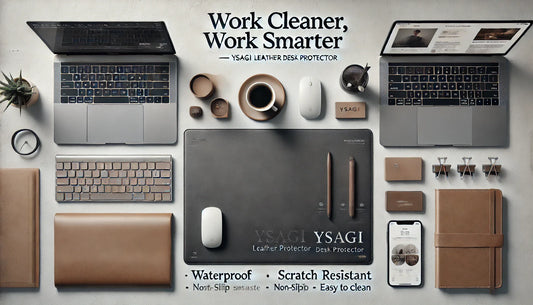 Work Cleaner, Work Smarter — YSAGi Leather Desk Protector