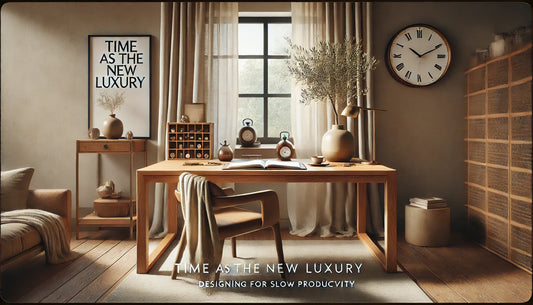 Time as the New Luxury — Designing for Slow Productivity