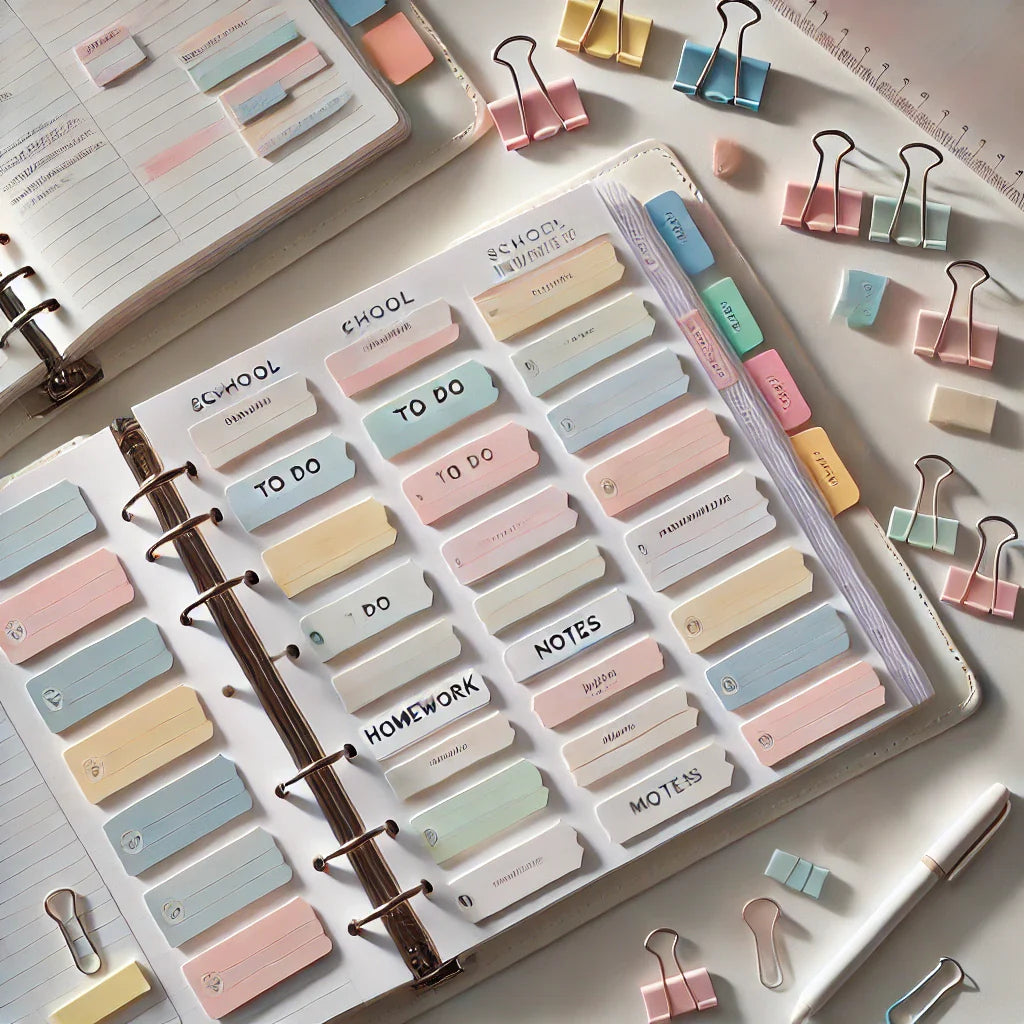 Planner Tabs & School Index