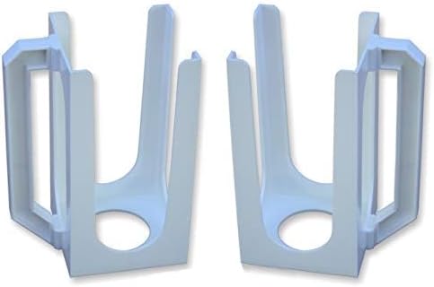 Carton Caddy XL Half Gallon Milk Carton Holder with Handle, Juice Box, Soda Bottle and Milk Half Gallon Holder with Handle, Rust Free, Dishwasher Safe, Reusable, Easy to Clean, Ergonomic (2 Pack)