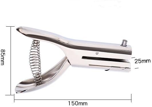 Single Hole Punch - Heavy Duty Handheld Paper Puncher for Crafts, Cards, Tags, Scrapbook - 1/8 Inch (3mm)