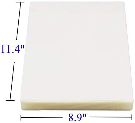 Immuson Thermal Laminating Pouches 8.9 x 11.4, 5 Mil Thickness, Crystal Clear Finish, 2000 Packs