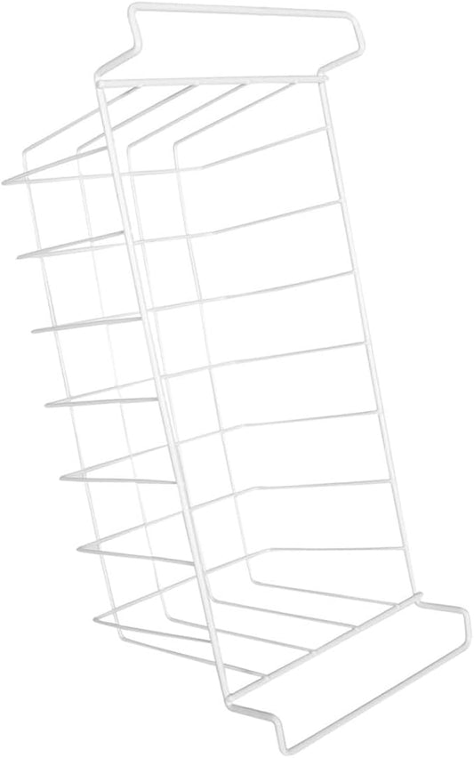 Heavy-duty Metal Freezer Storage Basket Organizer with Handle Hanging Wire Bins for Chest and Upright Freezers Refrigerator Dividers for Kitchen Pantry Organization