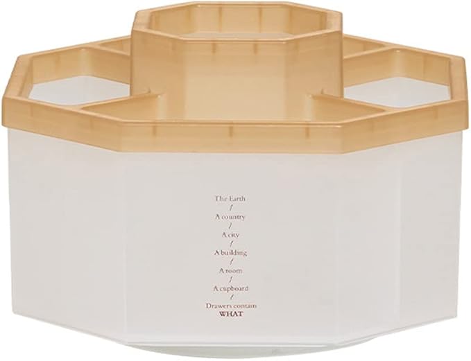 Desk Organizer, 360-Degree Rotating Multi-Functional Pen Holder, 5 Compartments Desktop Stationary Organizer, Home Office Art Supply Storage Box Caddy