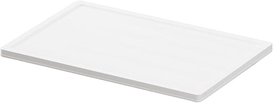 JOYMOOP Foldable Storage Cabinet Top Cover, Fits XL Storage Boxes, Durable, Easy to Install, Dustproof and Waterproof, White