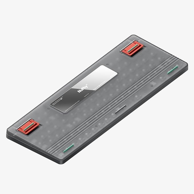 nuphy Air96 V2 Wireless Mechanical Keyboard,100 Keys RGB Backlit Keyboard,Supports Bluetooth 5.1,2.4G and Wired Connection,for PC/Laptop/Windows/Mac -Grey Gateron Brown Switch