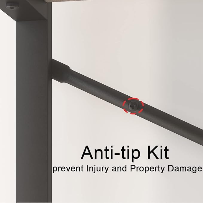 HSH Tall Bookcases and Book Shelves 6 Shelf, Metal Wooden Book Shelf and Storage Rack, Modern Etagere 6 Tier Bookshelf, Farmhouse Large Display Bookshelves for Bedroom Living Room Office, Rustic Oak