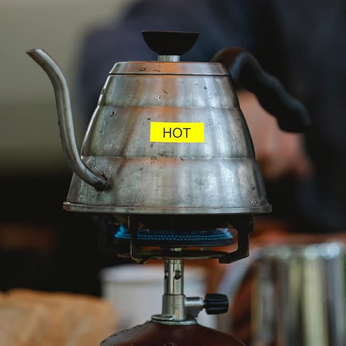 Label KINGDOM TZe-651 24mm Yellow Label Tape Replacement for Brother P-Touch TZ-651 1 Inch Black on Yellow TZ Tape 24mm 0.94 Laminated Yellow Compatible with Brother PTD600 PTD610AD PTP710BT, 3-Pack