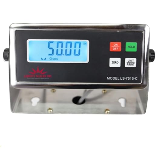 Liberty LS-700-4X6 Heavy Duty General Purpose Floor Scale | 48" x 72" | Capacity of 2.500 lbs x 0.5 lb + Black