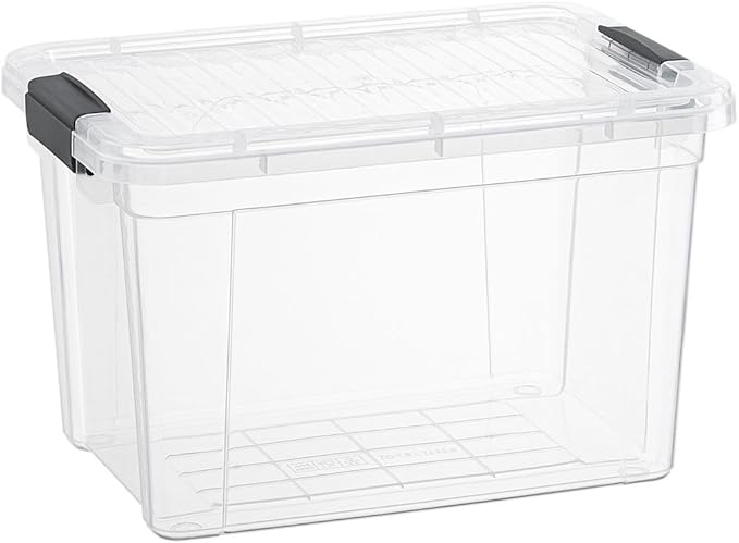 Superio X-Deep Clear Storage Container with Lid and Handles, Stackable Organizer Bin for Home, Garage, and Dorm- Store Cloths, Boots, Toys, and Accessories, (8.7 Qt.)