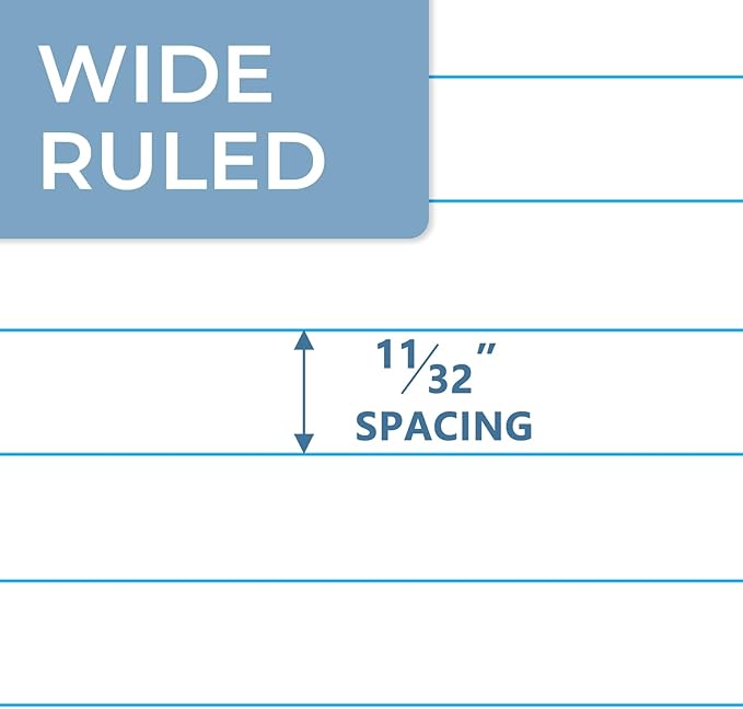 SUNEE Composition Notebooks - Wide Ruled Paper, 4 Pack Composition Book, 9 3/4" x 7 1/2", 80 Sheets/160 Pages, Assorted Morandi Colors, School & Office Supplies
