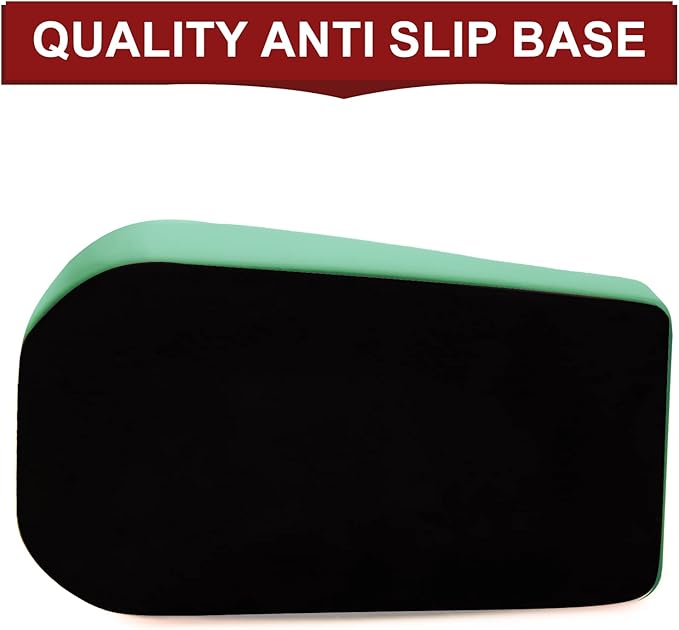 1Pcs Desktop Tape Dispenser Adhesive Roll Holder with Weighted Nonskid Base, Green (Tape not Included)