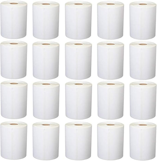 20 Rolls 1744907 Compatible 4XL Internet Postage Shipping Labels, 4" x 6" 4XL Labels, 220 Labels per Roll