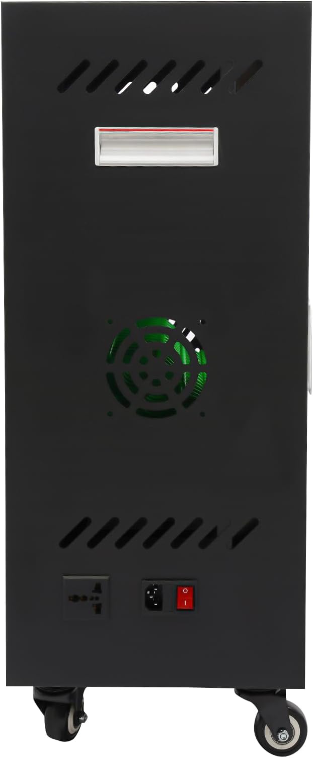 Cell Phone Charging Stations 30 Device Mobile Storage Cart with Wheels & Lock, Rechargeable Mobile Phones Charging Cabinet, Secure Phone Cabinet, for Classroom Office