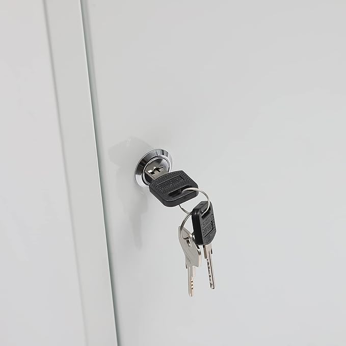 12 Slot Cellphone Charging Station, Locker Charging Station with Multiple Protection Function 3In1 Charging Ports and Plug-in Power Cord Combination Lock Mini Storage for Schools Airports Etc