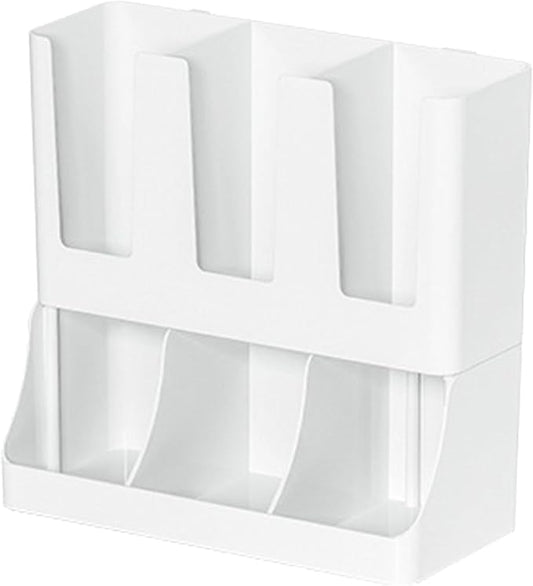 Fenteer Coffee Station Organizer Holder for Counter,6 Compartment,Upright,Cup and Condiment Station Storage Basket for Breakroom
