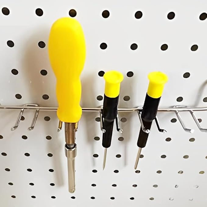 114-Piece Heavy Duty Metal Pegboard Hooks & Organizer Kit with Storage Bins | Fits 1-Inch Pegboard - Organize Tools, Kitchen Utensils, Craft Supplies for Garage, Bathroom, Craft Room, Shop & Office