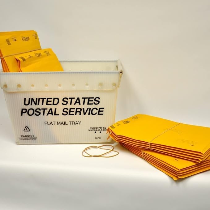 Upgrade Office Supply Rubber Bands, Size 64 (3-1/2 x 1/4), 80 Bands, 1/4 lb, 3-Pack, USA