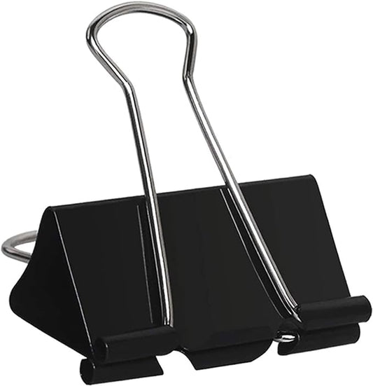 Large Binder Clips 2 Inch (72 Pack), Extra Large Binder Clips Big Paper Clamps Giant Clips for Office and Home Supplies, Black