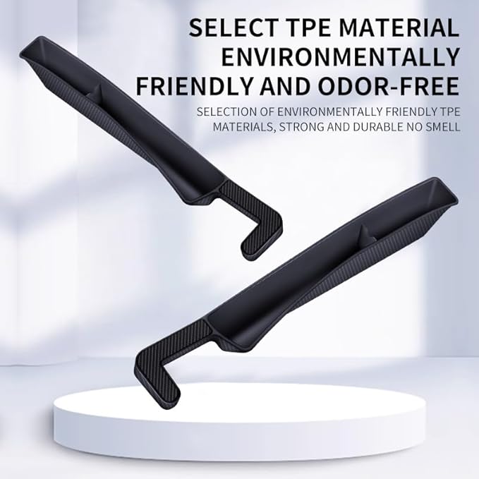 2 Pack Car Seat Gap Filler Organizer - Premium Car Seat Gap Storage Solution, Car Organizers and Storage for Phones, Keys, Cards, and More, Universal Fit for Most Vehicles
