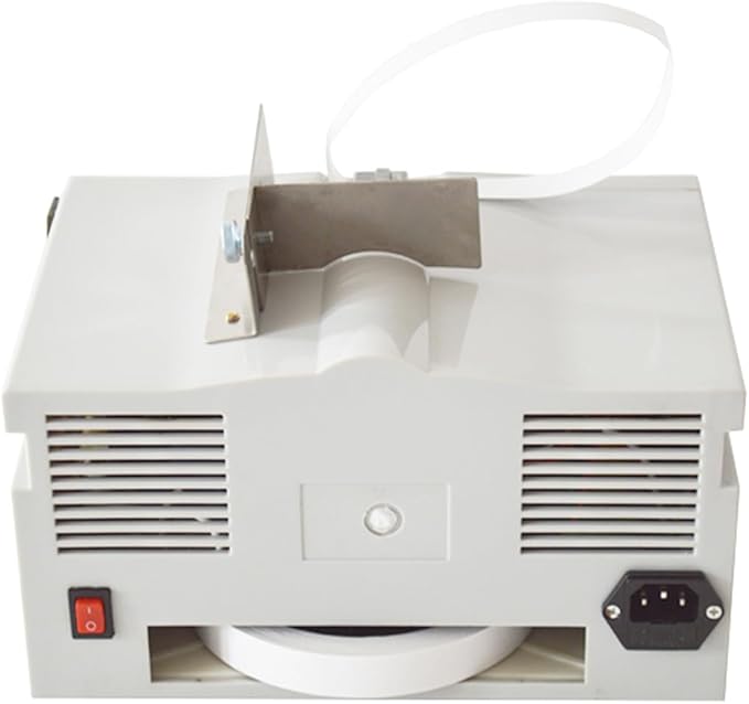 INTBUYING Cash Bundling Machine Fully Automatic Small Banknote Baling Machine Binding Speed 2 Secs Per Time Binding Machine for tie Bills Cards banknotes