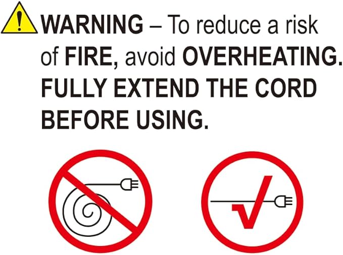 Amazon Basics Rectangular Indoor Extension Cord Power Strip, 3-Prong, Flat Plug, Grounded - 13 Amps, 1625 Watts, 125 VAC - 2-Pack, 6 ft, White