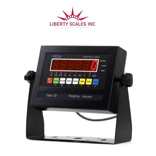 Liberty LS-800-3x3 NTEP Certified (Legal for Trade) Heavy Duty Industrial Floor Scale | 36" x 36" | Capacity of 1000 lbs x 0.2 lb Red