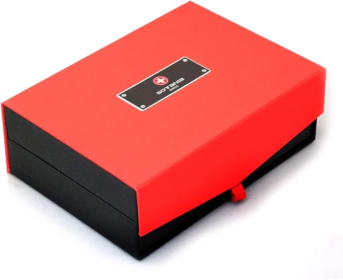 Free engraving - 24K Gold, Mens Leather Money Clips, Roller Ballpen, Ballpoint pen, Ball pen, Groomsmen Gift,Three Lines Each 20 Characters, Free Customization (BLACK)