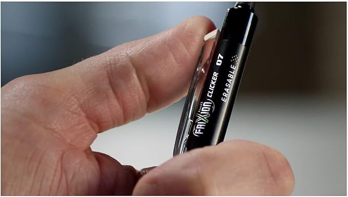 Pilot, FriXion Clicker Erasable Gel Pens, Fine Point. 0.7 mm, Pack of 12, Red