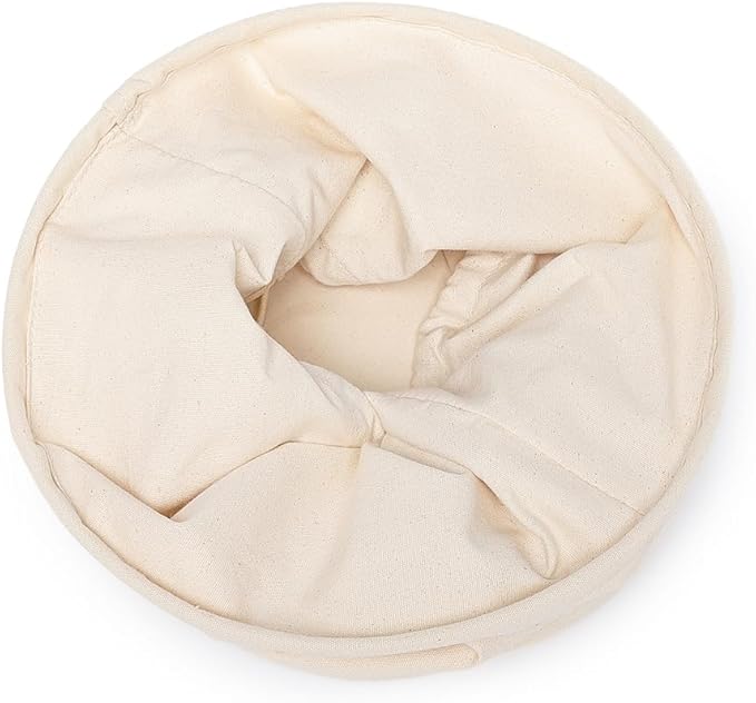 Foldable Storage Bins with Lids Cotton Canvas Rectangular Storage Box Ideal for Organization Lightweight and Durable (10.24 x 10.04)