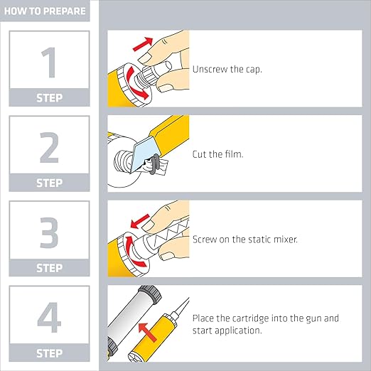 SIKA AnchorFix-2 Super Strength Anchoring Adhesive - Two-Component System for Threaded Rods in Concrete, 10.1 fl. oz - Fast Curing, Solvent-Free, High Load Capacity