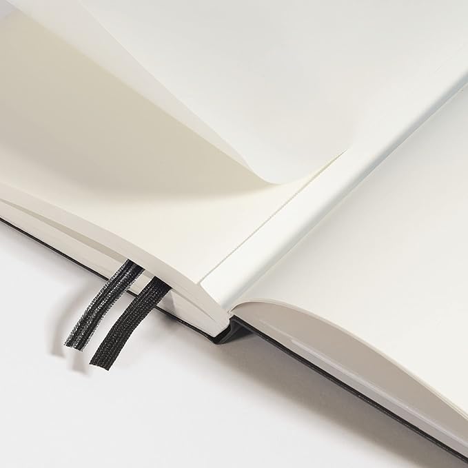 LEUCHTTURM1917 - Notebook Hardcover Medium A5-251 Numbered Pages for Writing and Journaling - Thinking Ahead (Ruled Paper, Spice Brown)