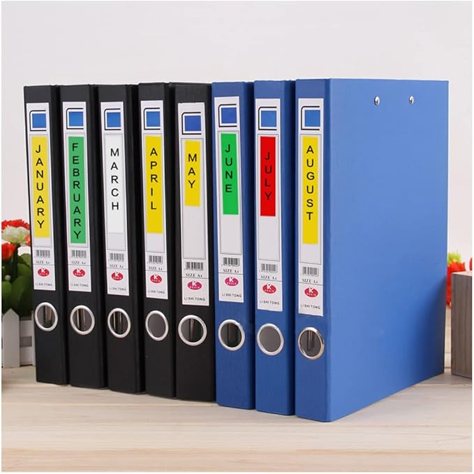 Anycolor 6-Pack Compatible with Brother P Touch TZe TZ Label Tape 12mm 0.47 Laminated (White/Clear/Red/Blue/Yellow/Green) for Ptouch PT-D210 PT-H110 PT-D220 PTD400 PTD410 Label Maker