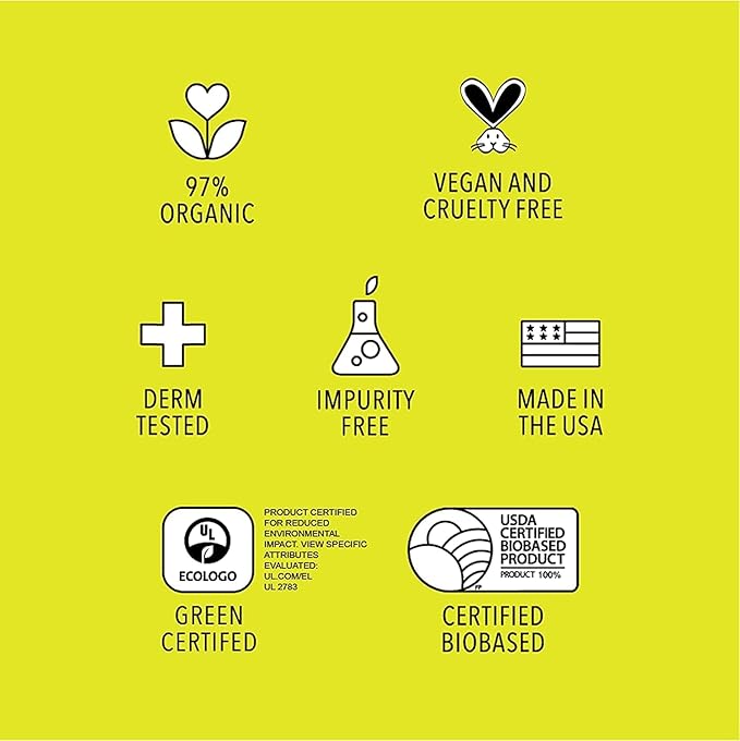 Medical Grade Hand Sanitizer Gel - 97% ORGANIC - 12 FL.OZ. (PACK OF 2)