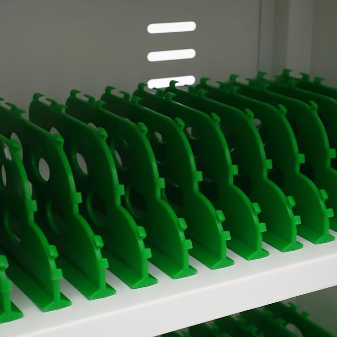 Cell Phone Charging Stations 30 Device Mobile Storage Cart with Wheels & Lock, Rechargeable Mobile Phones Charging Cabinet, Secure Phone Cabinet, for Classroom Office