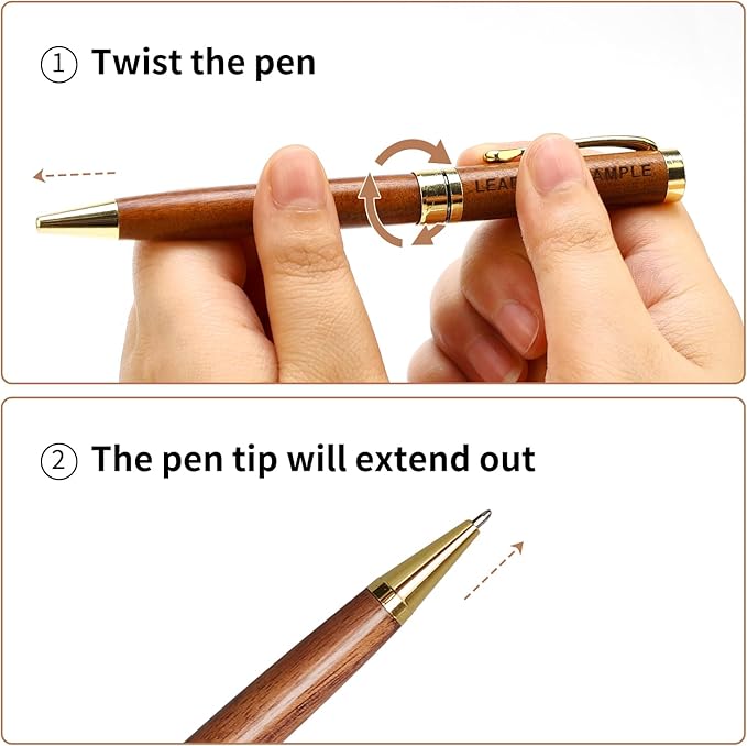 Engraved Wood Pen Set Thank You Gifts for Boss Coworkers Nurses Difference Maker Teacher Gifts for Women Employee Coach Counselor Therapist Leadership Work Christmas Gift Stuff Office Business Pens