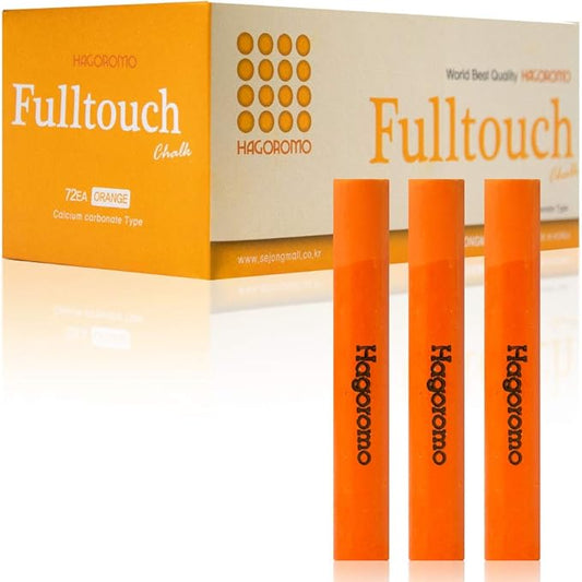 Hagoromo Fulltouch Color Chalk 1 Box [72 Pcs/Orange]