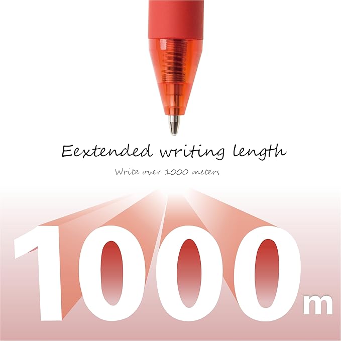 CRYLLIS Pens Bulk, 50Pack Black Pens,Black Ink Ballpoint Pens for Smooth Writing,No Smear,Office Supplies,Back to School Gifts,School Teacher,1.0mm