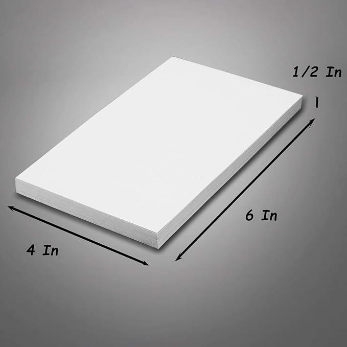 FMP Brands 10 Pack Note Pads 4x6, 100 Sheets Per Memo Pad, Writing Scratch Pad, Blank Notepad, White Waitress Server Note Pads, Paper Pad, To Do Grocery List Small Notepads