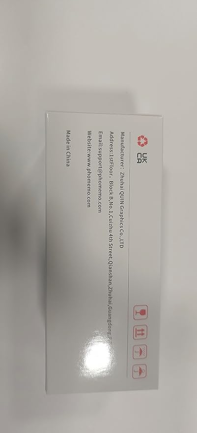 Phomemo 3 Roll 1.96" x 3.14" Multi-Purpose Thermal Label Compatible with M110/M220/M108/M250/M260/ M150/ M120/M200/M221 Printer,100 Labels/Roll,for Barcode,Name,Address,Labeling,Mailing,Business