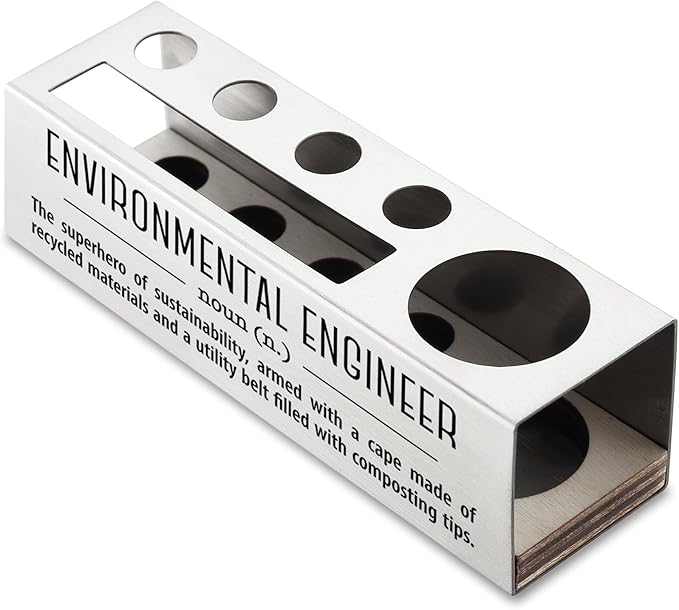 Environmental Engineer Definition Gifts for Women, Men, Environmental Engineer Desk Decor Pen Pencil Holders WCC41