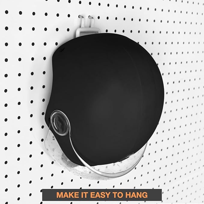 G.CORE 24-Pack Pegboard Hooks, 2" 4" Peg Board Tool Utility Hangers Fit 1/4" Pegboards, Heavy Duty Metal Shelving Brackets, Wall Organizers and Storage for Craft Room Garage Workbench Office (White)