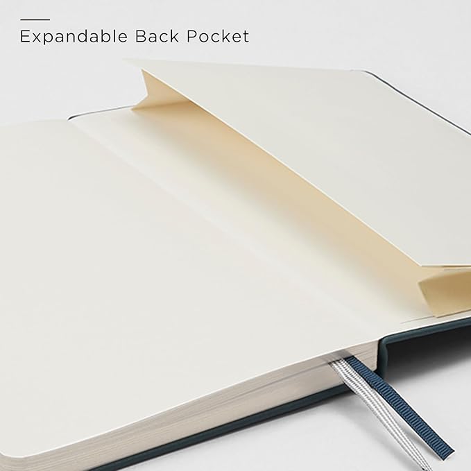 A5 Lined Leather Journal and Pen Set for Women&Men, Gift Box Included, Hardcover Notebook with 160 Pages 100GSM Thick Paper, for Work, Business, School or Home Writing (Pink)