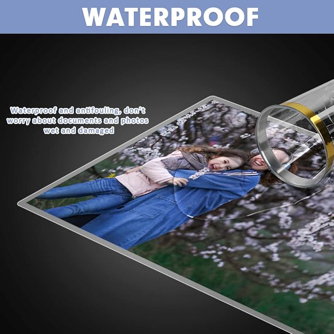 Laminating Sheets, PANDRI 200 Pack Thermal Laminating Pouches Holds 11 x 17 Inch, 3 Mil Plastic Laminator Paper 11.5 x 17.5 Inch, Clear Round Corner