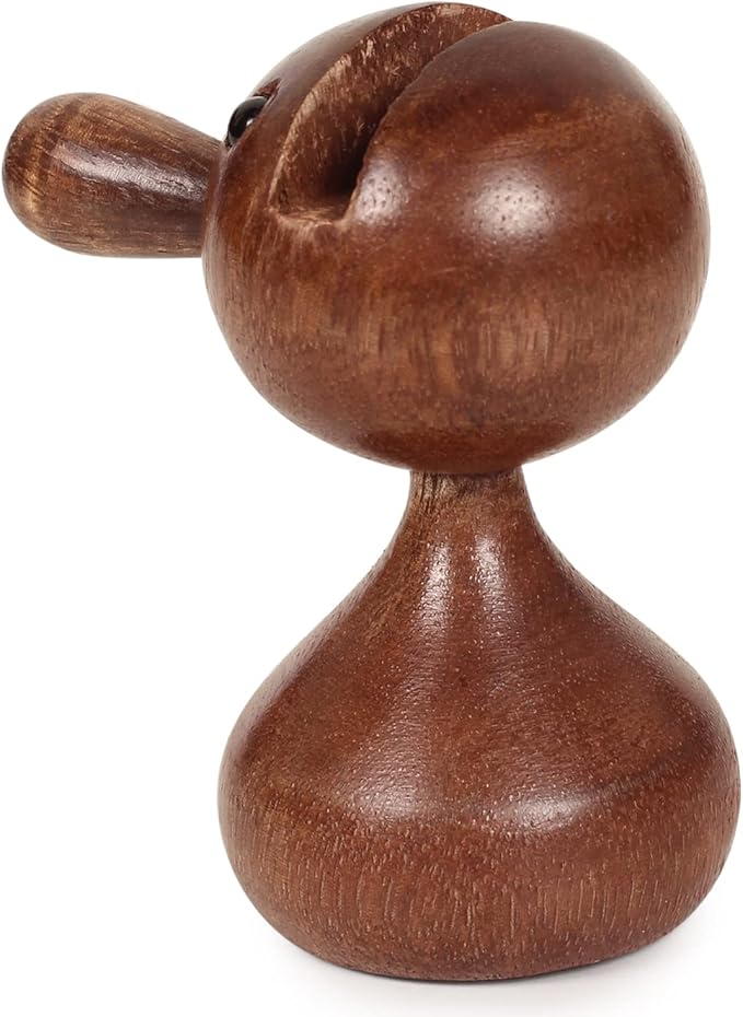 ETROVES- Handmade Wooden Spectacle Holder Eyeglass Holder Display Stand for Home Office Desk Decor Accessories Bedside/Side Table 3.3 Inches