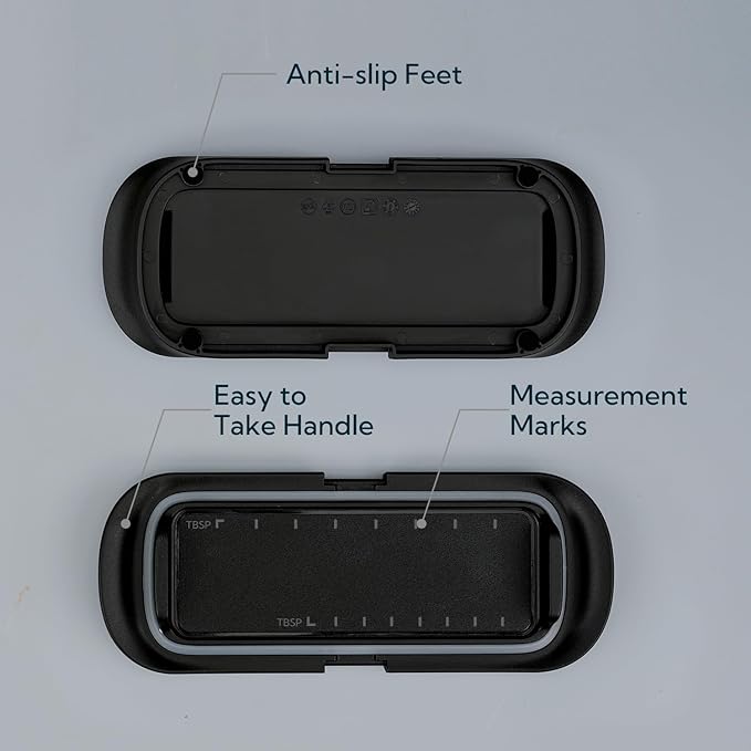 KITCHENDAO Airtight Butter Dish with Lid for Countertop and Refrigerator Door Shelf, Butter Holder with One Press to Open/Close Secure Latching Buckle, Butter Keeper for West/East Coast Butter (Black)