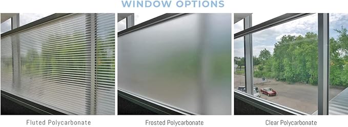 Versare Hush Screen Portable Room Divider | Workstation Wall Divider | Freestanding Privacy Hush Panels | Frosted Windows | Fabric Office Divider Screen | Great for Room Separation