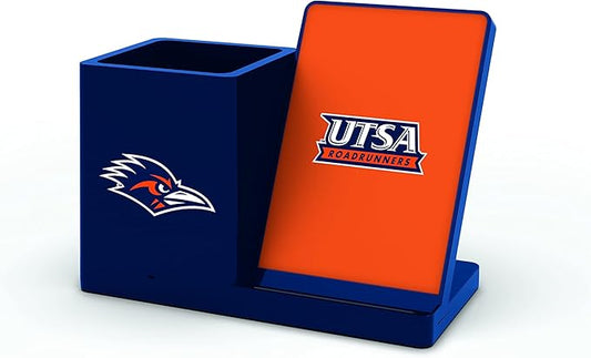 SOAR NCAA Unisex Cell Phone Wireless Charging Stand and Desktop Organizer