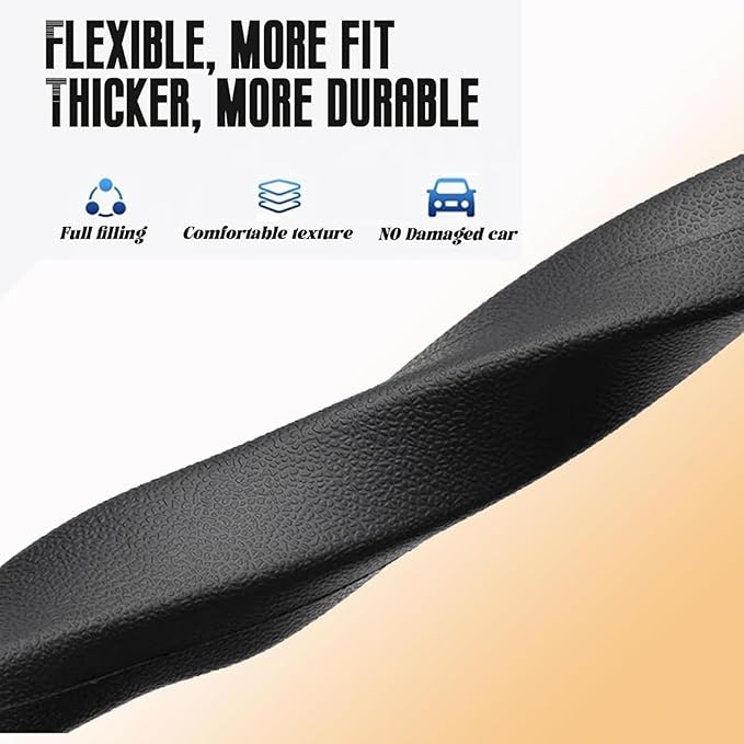 No Drop seat Guard,2025 New Car Seat Side Gap Filler Organizer, Drop Seat Guards for Cars Cards & Tools from Falling, Easy to Install Gap Storage Solution (Brown)